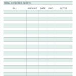 Letter Of Household Monthly Budget Template Excel With Household Monthly Budget Template Excel In Spreadsheet