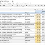 Letter Of Investment Spreadsheet Excel Within Investment Spreadsheet Excel Printable
