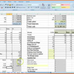 Letter Of Job Costing Format In Excel Within Job Costing Format In Excel Letters