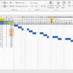 Letter Of Ms Excel Gantt Chart Template Free Download Intended For Ms Excel Gantt Chart Template Free Download In Excel