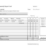 Letter Of Report Card Template Excel For Report Card Template Excel Free Download