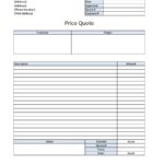 Letter Of Request For Quote Template Excel Within Request For Quote Template Excel Download