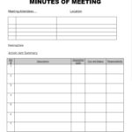 Letter Of Simple Meeting Minutes Template Excel For Simple Meeting Minutes Template Excel Printable