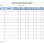 Letter Of Warehouse Cleaning Schedule Template Excel With Warehouse Cleaning Schedule Template Excel Letters