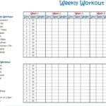 Letter Of Workout Plan Template Excel Inside Workout Plan Template Excel Format