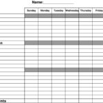 Letters Of Chore Chart Template Excel Inside Chore Chart Template Excel In Workshhet