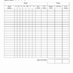 Letters Of Columnar Pad Template For Excel For Columnar Pad Template For Excel In Spreadsheet