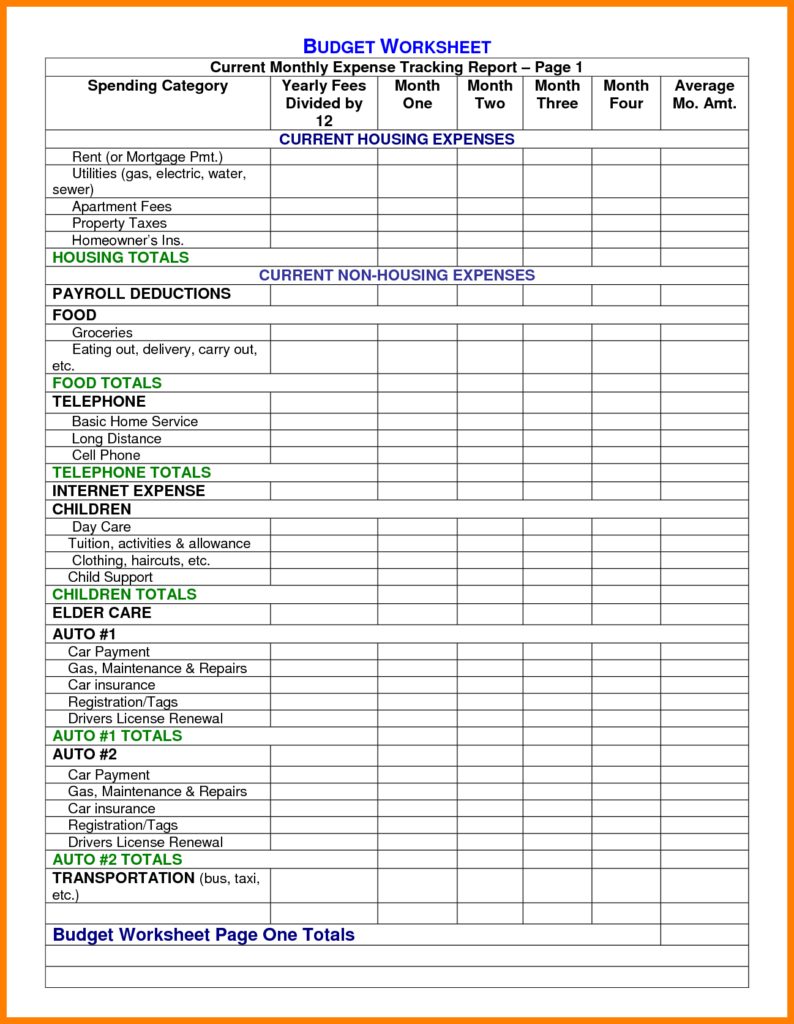 Dave Ramsey Budget Spreadsheet Excel —