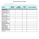 Letters Of Event Planning Template Excel For Event Planning Template Excel In Spreadsheet