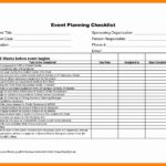 Letters Of Event Planning Template Excel Within Event Planning Template Excel Format