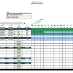 Letters Of Gantt Chart Weekly Excel Template Inside Gantt Chart Weekly Excel Template Sheet