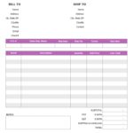 Letters Of General Invoice Template Excel For General Invoice Template Excel Download For Free