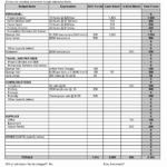 Letters Of Grant Budget Template Excel And Grant Budget Template Excel Form