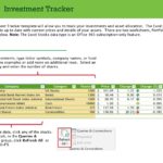 Letters Of Investment Tracking Spreadsheet Excel With Investment Tracking Spreadsheet Excel Download For Free