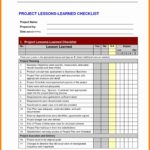 Letters Of Lessons Learned Template Excel Throughout Lessons Learned Template Excel Printable