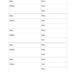 Letters Of Phone List Template Excel Inside Phone List Template Excel Example