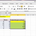 Letters Of Productivity Calculation Excel Template To Productivity Calculation Excel Template For Google Spreadsheet