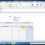 Letters of Purchase Order Template Excel in Purchase Order Template Excel Letters