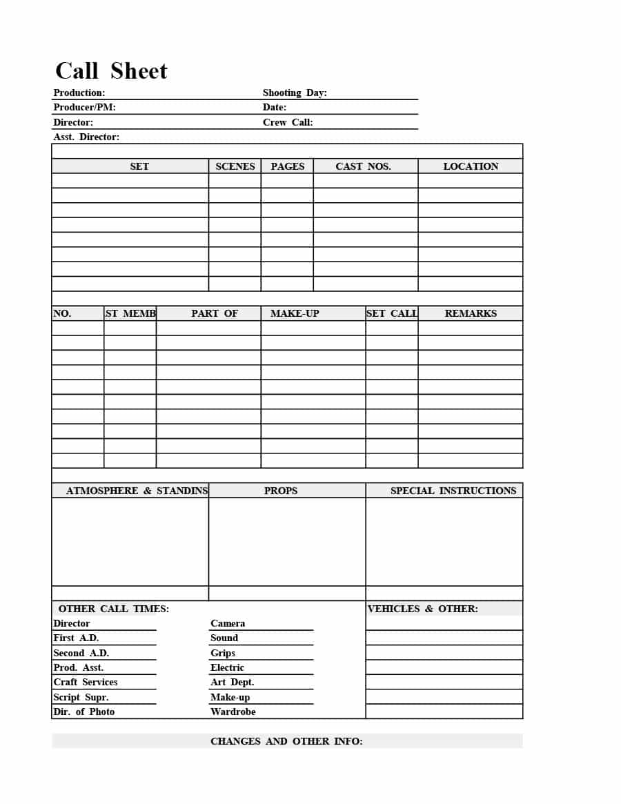 Letters Of Sales Call Sheet Template Excel With Sales Call Sheet Template Excel Templates