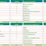 Letters Of Space Matrix Template Excel In Space Matrix Template Excel For Personal Use