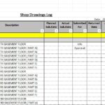 Letters Of Submittal Schedule Template Excel With Submittal Schedule Template Excel Free Download