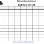 Letters Of Super Bowl Squares Template Excel Within Super Bowl Squares Template Excel Templates