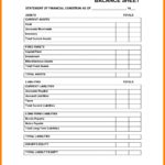 Personal Balance Sheet Template Excel Free Download Intended For Balance Sheet Template Excel Free Download Xls