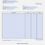 Personal Cleaning Invoice Template Excel With Cleaning Invoice Template Excel Download For Free