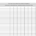 Personal Columnar Pad Template For Excel Throughout Columnar Pad Template For Excel For Google Spreadsheet