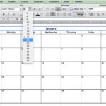 Personal Excel Calendar Template Inside Excel Calendar Template Document