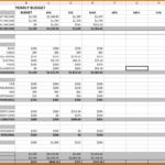 Personal Excel Monthly Budget Template With Excel Monthly Budget Template Printable
