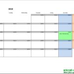 Personal Excel Monthly Calendar Template Throughout Excel Monthly Calendar Template Sheet