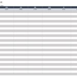 Personal Excel Schedule Template for Excel Schedule Template Example