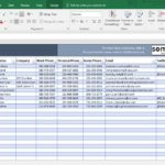 Personal Excel Table Templates And Excel Table Templates Form