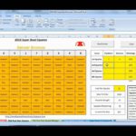 Personal Football Squares Template Excel Within Football Squares Template Excel Form