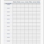 Personal Hourly Schedule Template Excel For Hourly Schedule Template Excel Examples