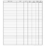 Personal Inventory Sign Out Sheet Template Excel With Inventory Sign Out Sheet Template Excel Sample