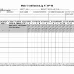 Personal Medication Administration Record Template Excel and Medication Administration Record Template Excel in Spreadsheet