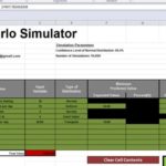 Personal Monte Carlo Simulation Excel Template With Monte Carlo Simulation Excel Template Free Download