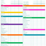 Personal Monthly Budget Excel Spreadsheet Template intended for Monthly Budget Excel Spreadsheet Template for Free