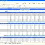 Personal Monthly Expenses Excel Template With Monthly Expenses Excel Template Printable