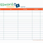 Personal Password Template Excel Within Password Template Excel Letters