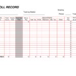 Personal Payroll Report Template Excel And Payroll Report Template Excel Printable