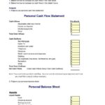 Personal Pro Forma Cash Flow Template Excel For Pro Forma Cash Flow Template Excel Templates