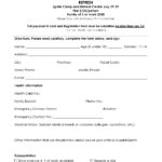 Personal Registration Form Template Excel With Registration Form Template Excel Templates
