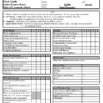 Personal Report Card Template Excel And Report Card Template Excel Printable