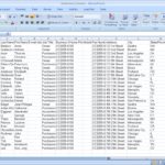 Personal Sample Spreadsheet Data Throughout Sample Spreadsheet Data Xls