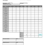 Personal Self Calculating Timesheet Excel Template To Self Calculating Timesheet Excel Template Download
