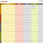 Personal Task Template Excel With Task Template Excel For Personal Use