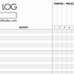 Personal Time Log Template Excel For Time Log Template Excel Templates